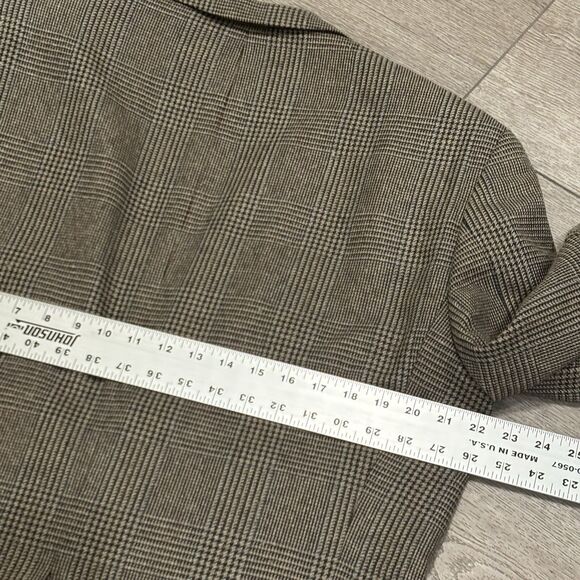 Vintage Chaps Ralph Lauren Tweed Wool Blazer 42T Sport Coat - Picture 12 of 13